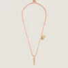 Lucky Charms-halsband i siden och metall