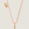 Lucky Charms-halsband i siden och metall