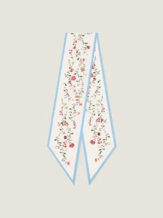 Maxi-bandeau i siden med blommönster
