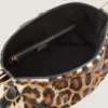 Medium Voyou Bag i kalvskinn med ponnyeffekt och leopardmönster