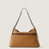 Medium Voyou Bag i mocka och läder Medium Voyou Bag i mocka och läder