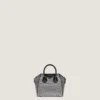 Micro Antigona Bag i satin med strass Micro Antigona Bag i satin med strass