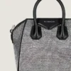 Micro Antigona Bag i satin med strass Micro Antigona Bag i satin med strass