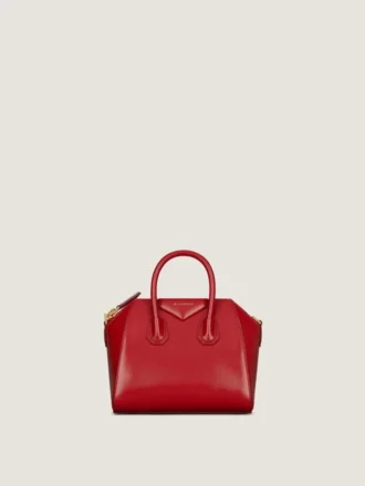 Mini Antigona Bag i Box-läder