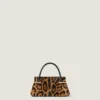 Mini Pinch-väska i läder med ponnyeffekt och leopardmönster Mini Pinch-väska i läder med ponnyeffekt och leopardmönster
