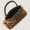 Mini Pinch-väska i läder med ponnyeffekt och leopardmönster Mini Pinch-väska i läder med ponnyeffekt och leopardmönster