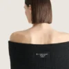 Off-shoulder-miniklänning i ull Off-shoulder-miniklänning i ull