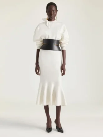 Pinch korsettbälte i nappaläder