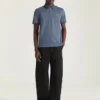 polotröja i bomull med Givenchy Paris-grosgrain polotröja i bomull med Givenchy Paris-grosgrain