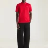polotröja i bomull med Givenchy Paris-grosgrain polotröja i bomull med Givenchy Paris-grosgrain