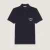 Polotröja i pikébomull med Givenchy Paris-broderi Polotröja i pikébomull med Givenchy Paris-broderi
