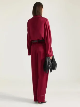 Pyjamasbyxor i siden