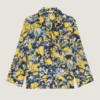 Pyjamaskjorta i viskos med blommönster Pyjamaskjorta i viskos med blommönster