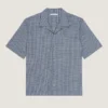 Rutig skjorta i bomull med broderat Givenchy Paris Rutig skjorta i bomull med broderat Givenchy Paris