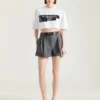Shorts med dubbla veck i ull Shorts med dubbla veck i ull