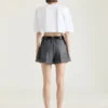 Shorts med dubbla veck i ull Shorts med dubbla veck i ull