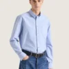 Skjorta i bomulls-oxford med Givenchy Paris-broderi Skjorta i bomulls-oxford med Givenchy Paris-broderi