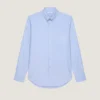 Skjorta i bomulls-oxford med Givenchy Paris-broderi Skjorta i bomulls-oxford med Givenchy Paris-broderi