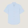 Skjorta i bomulls-oxford med Givenchy Paris-jacquard