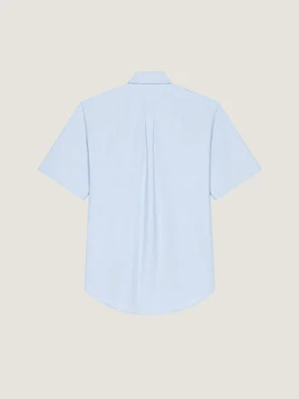 Skjorta i bomulls-oxford med Givenchy Paris-jacquard