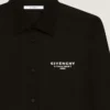 skjorta i bomullspoplin med broderat Givenchy-märke