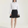 Skjorta i poplin med Givenchy-broderi Skjorta i poplin med Givenchy-broderi