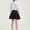Skjorta i poplin med Givenchy-broderi Skjorta i poplin med Givenchy-broderi