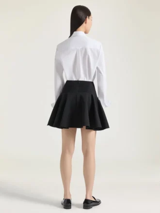 Skjorta i poplin med Givenchy-broderi