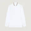 Slim Fit skjorta i poplin med broderade pärlor Slim Fit skjorta i poplin med broderade pärlor