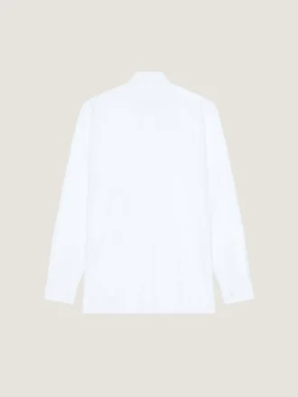 Slim Fit-skjorta i poplin med Givenchy-broderi