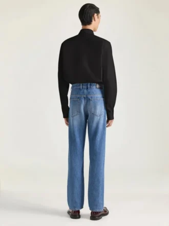 Slim Fit-skjorta i poplin med Givenchy-broderi