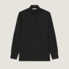 Slim Fit-skjorta i poplin med Givenchy-broderi