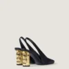 Slingbacks i läder Slingbacks i läder