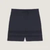 Stickade shorts med meshdetaljer Stickade shorts med meshdetaljer