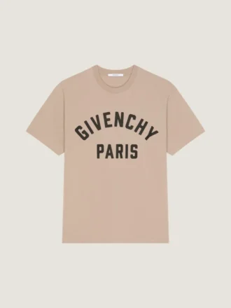 T-shirt i bomull med Givenchy Paris-broderi