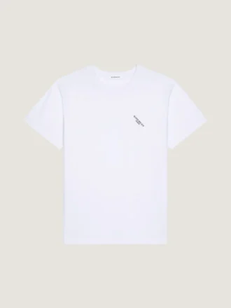 T-shirt i bomull med Givenchy Shadow-tryck