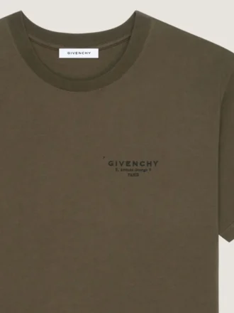 T-shirt i bomull med Givenchy-tryck