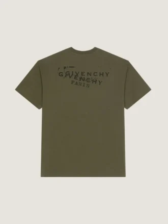 T-shirt i bomull med Givenchy-tryck