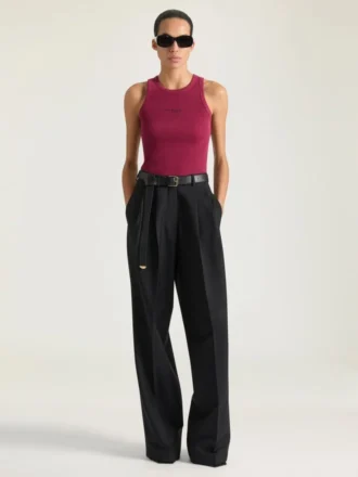 Tanktop i Slim Fit-passform i bomull med Givenchy Paris-tryck