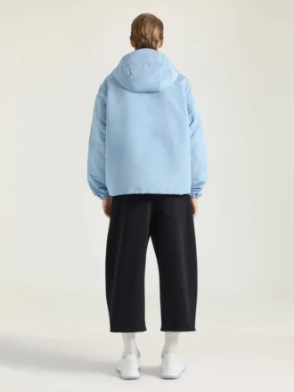 Vindjacka i polyfaille med broderat Givenchy-märke