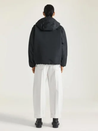 Vindjacka i polyfaille med broderat Givenchy-märke