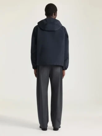 Vindjacka i polyfaille med broderat Givenchy Paris